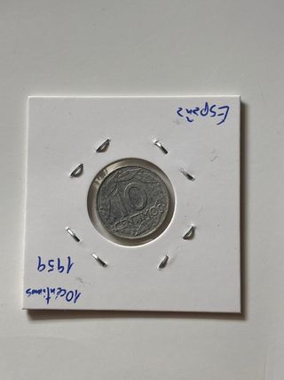 Moneda 10 Céntimos España 1959