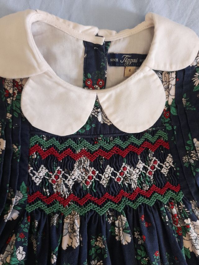 Vestido de menina floral Tizzas