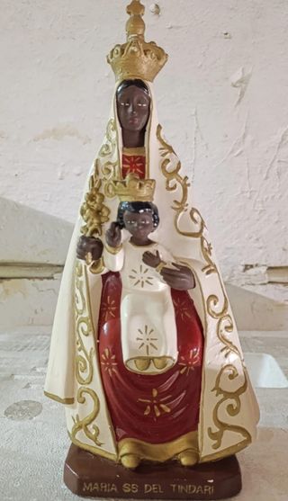 Statua Maria SS.  Del Tindari Nera con Bambino