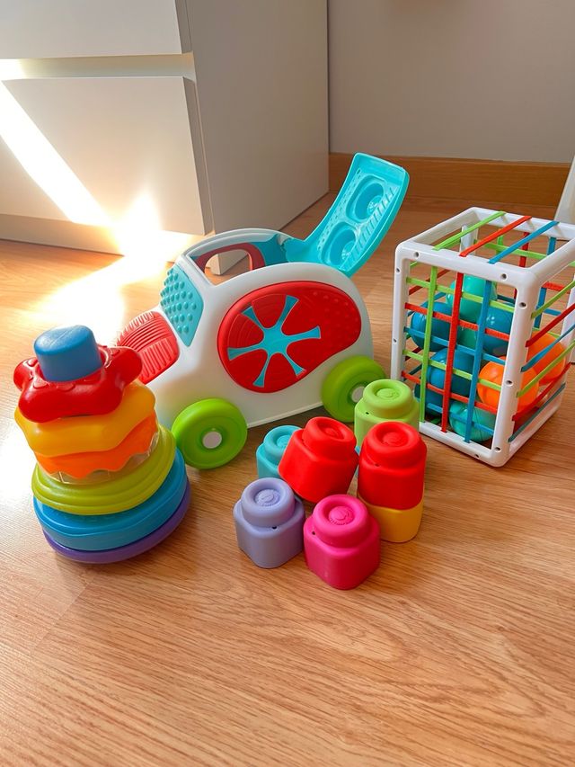 Set primeros juegos bebé psicomotricidad