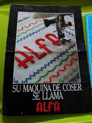 Manual Alfa 3242 Zig-Zag + catálogo