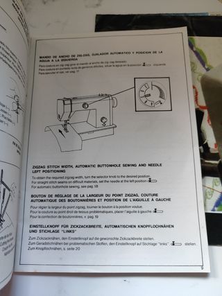Manual Alfa 3242 Zig-Zag + catálogo