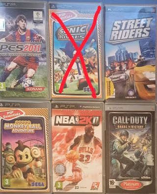 Giochi per PSP praticamente nuovi
