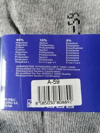 8 paia calzini sportivi taglia 40-46