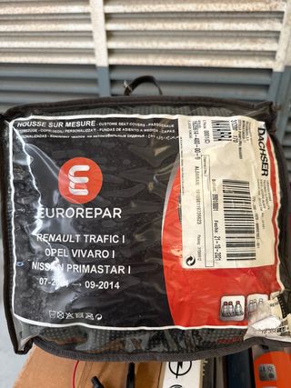 Fundas Asientos Renault Trafic / Opel Vivaro