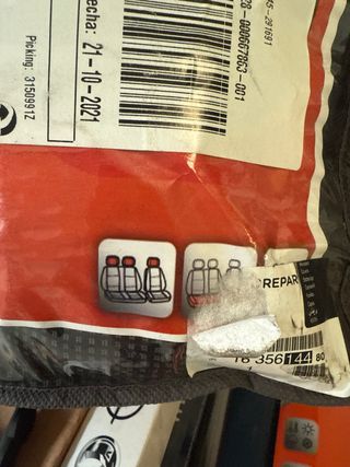 Fundas Asientos Renault Trafic / Opel Vivaro
