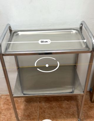 Camarera de cocina metálica