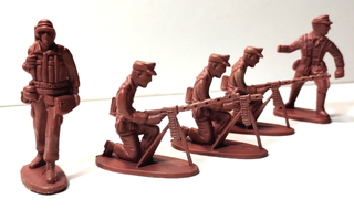 20 piccoli soldatini di plastica