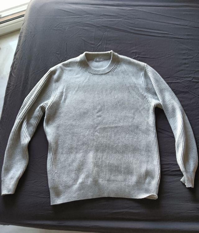Jersey Zara Gris Hombre