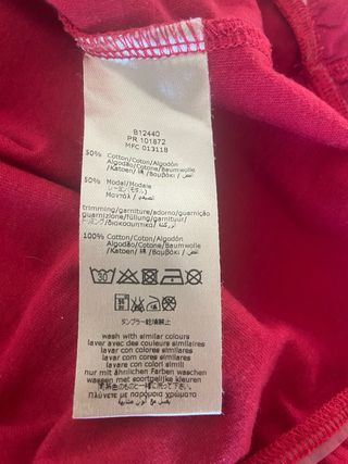 Vestido Burberry Rojo Niña T8
