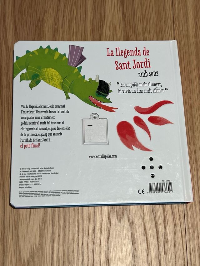 Libro “La llegenda de Sant Jordi amb sons”