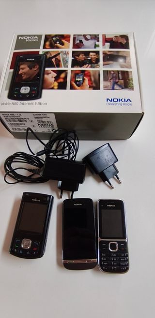 Telefoni Nokia N80 Free Black, C2 e 311 Orange