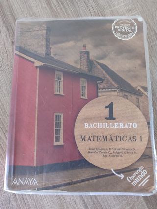 Libro matematicas anaya 1 bachillerato