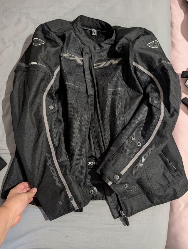 Chaqueta Moto Ixon Mujer Negra