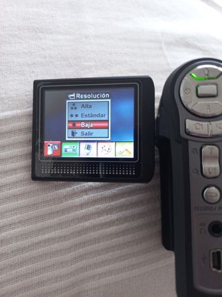 Cámara de vídeo Toshiba Negra