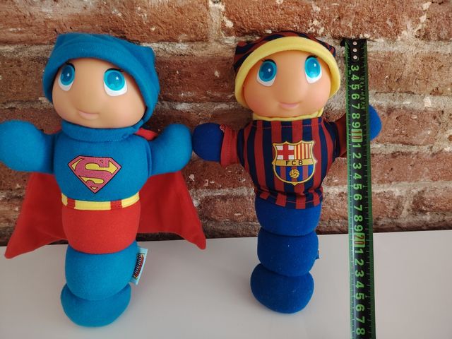 Bambole Gusyluz Superman e FC Barcelona