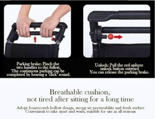 Silla de ruedas plegable.Nueva.