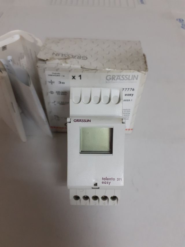 Interruptor Horario Grasslin Talento 371 Easy