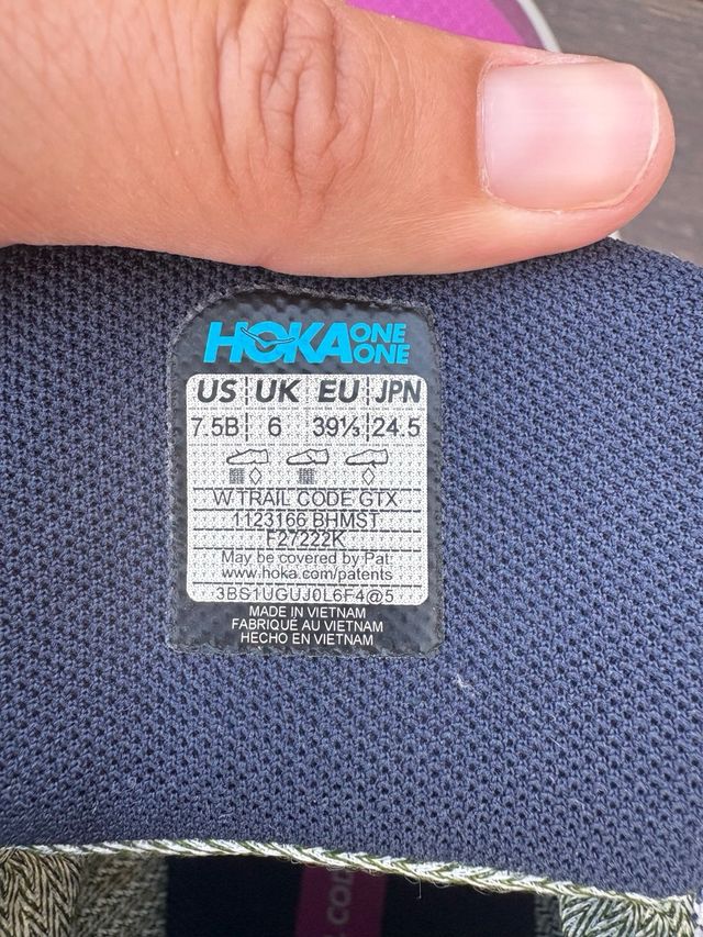 Botas Hoka Trail Code GORE-TEX Mujer