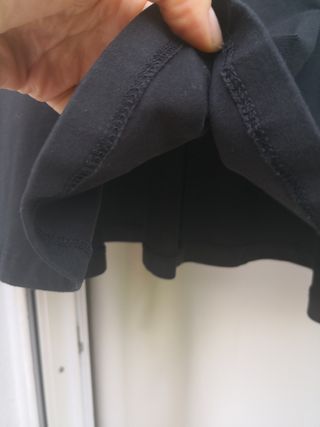 Falda corta negra Talla L/40