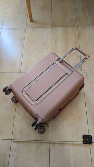 Maleta cabina Paco Martínez 55 cm rosa