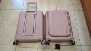Maleta cabina Paco Martínez 55 cm rosa