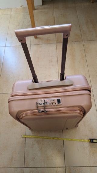 Maleta cabina Paco Martínez 55 cm rosa