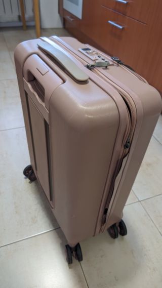 Maleta cabina Paco Martínez 55 cm rosa