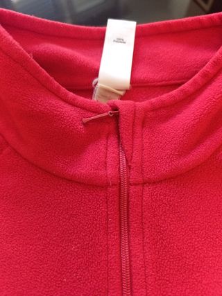 Sudadera Quechua Roja 100% Poliéster