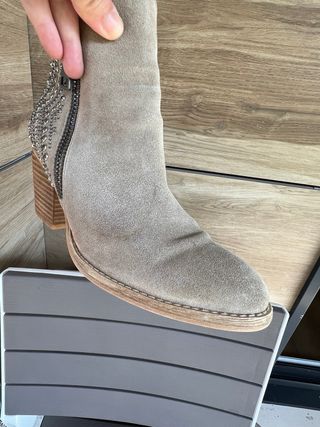 Botines con abalorios Alma en Pena número 37