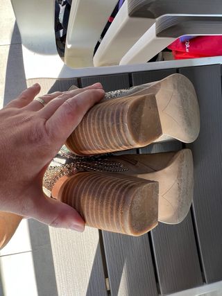Botines con abalorios Alma en Pena número 37