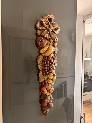 Colgante Frutas Decorativas Madera