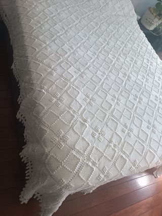 Colcha ganchillo 250x210cm