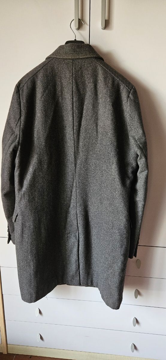 Cappotto Uomo Zara Grigio Taglia L