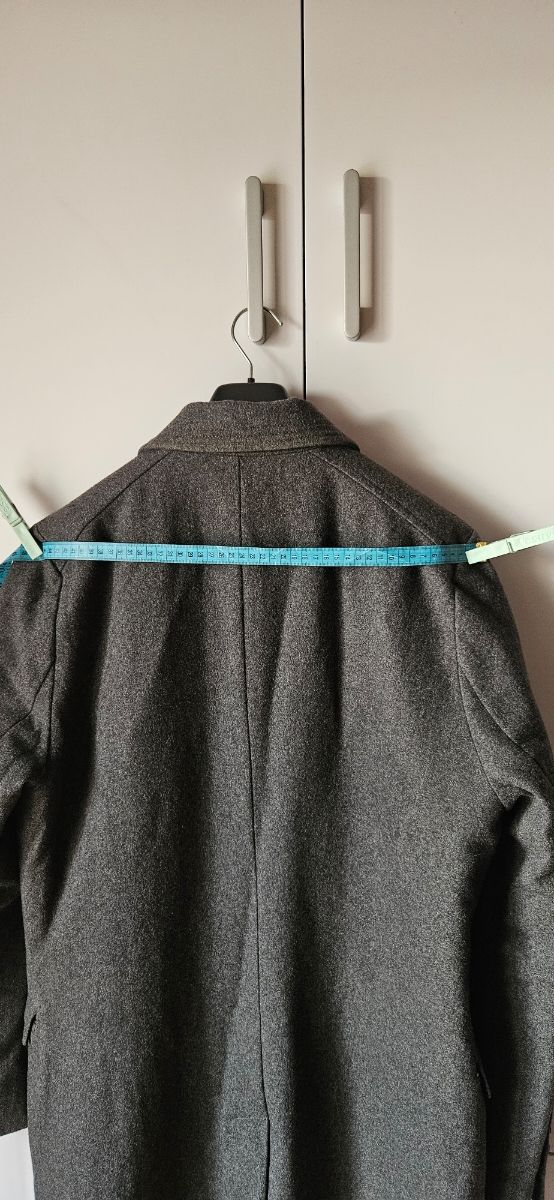 Cappotto Uomo Zara Grigio Taglia L