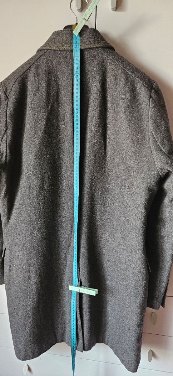 Cappotto Uomo Zara Grigio Taglia L