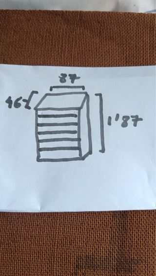 Cajonera de madera maciza