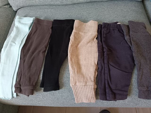 Lote 6 mayas bebé 6 meses