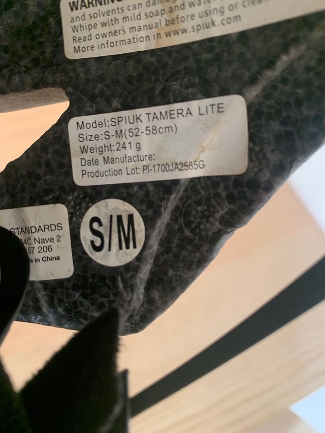 Casco Spiuk Tamera Lite Amarillo/Negro