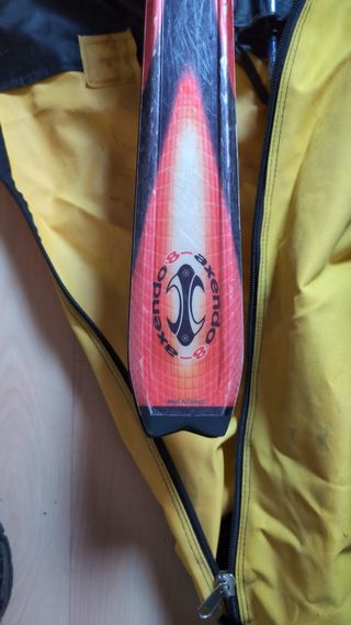 2 Pares de Esquís con Bastones y Funda