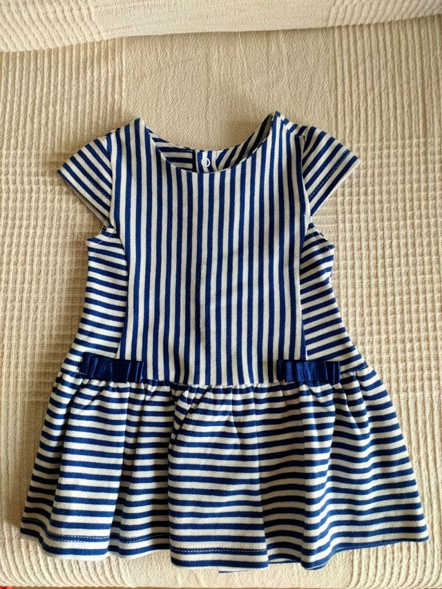 NUEVO Vestido de bebé Mayoral a rayas