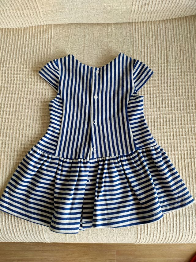 NUEVO Vestido de bebé Mayoral a rayas