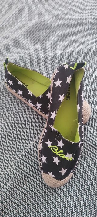 Blauer Scarpe Donna Nere con Stelle