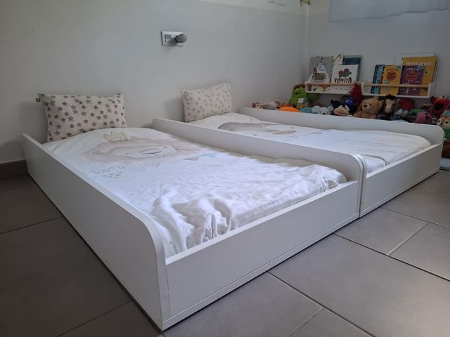 Cama Montessori a ras de suelo