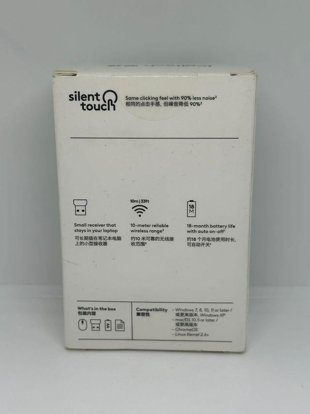 Mouse Wireless Logitech B220 Silent Nero