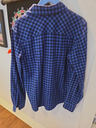 Camisa Calvin Klein cuadros azul Talla M