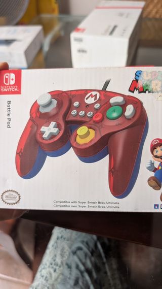 Mando Switch GameCube Nintendo Rojo