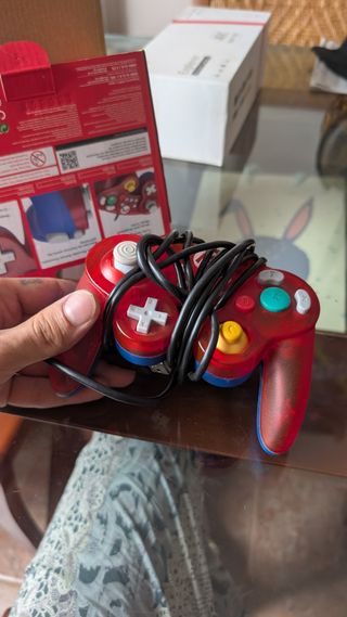 Mando Switch GameCube Nintendo Rojo