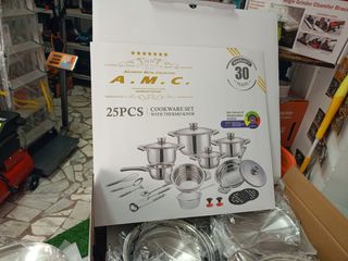 Set Pentole A.M.C. 25 Pezzi