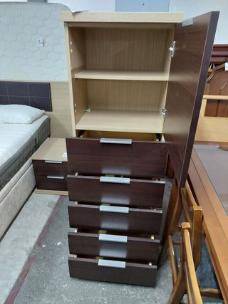 Sinfonier 5 cajones madera y metal